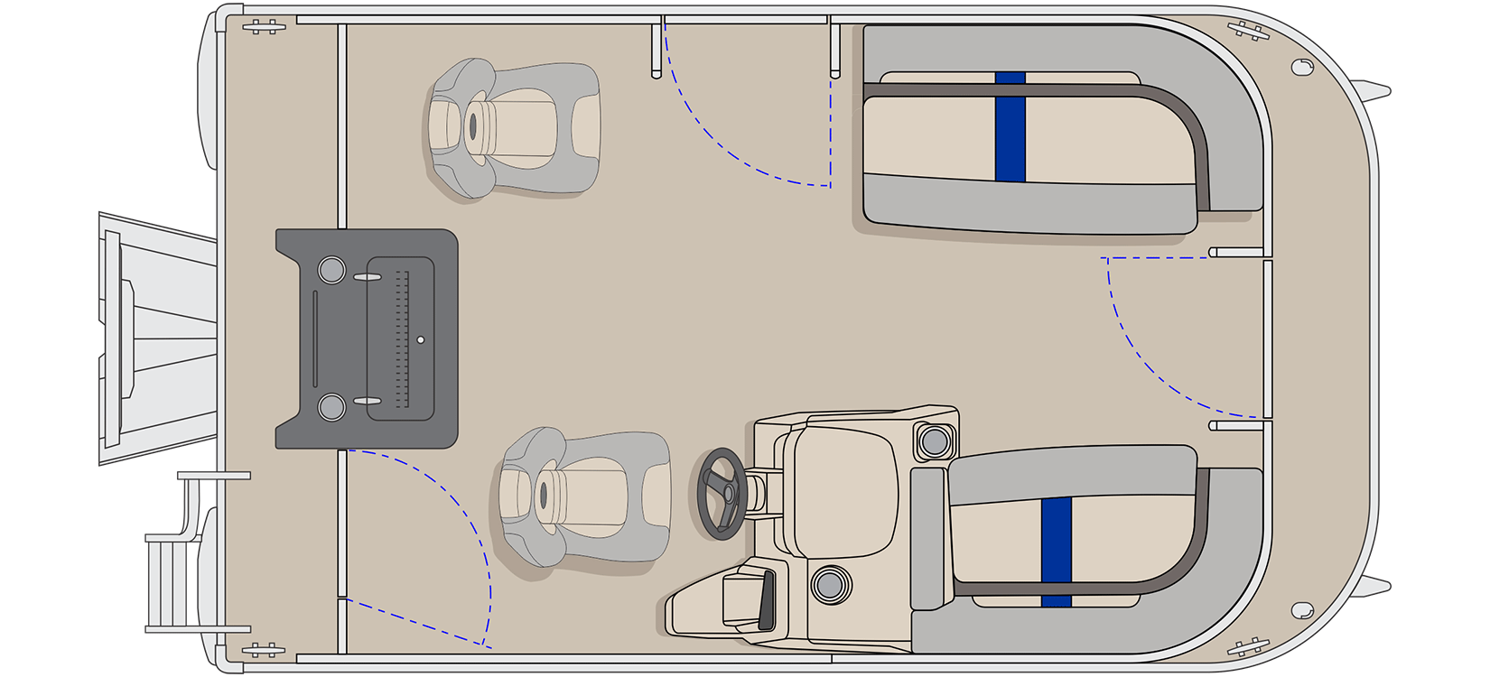 Jazz 140-2RS (2023) - Pontoons - Princecraft®